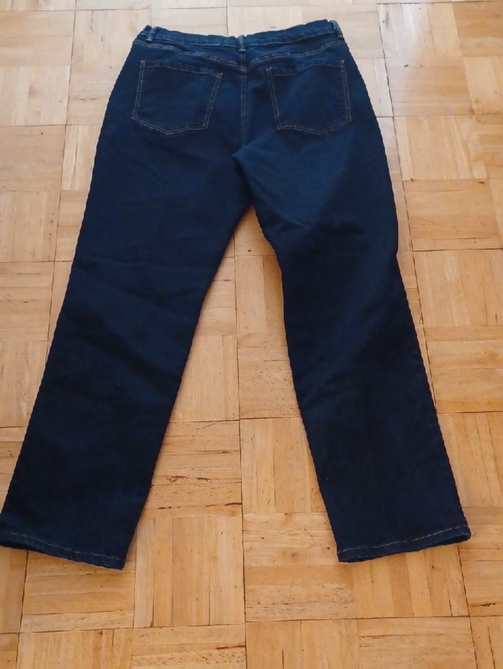 Gloria Vanderbilt Women’s Relaxed Jeans in Dark Blue AMANDA Size 14 - Picture 3 of 3